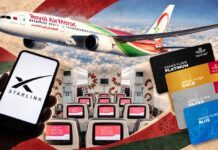 Royal Air Maroc goes online with Starlink Wi-Fi Royal Air Maroc Starlink | AI-generated collage