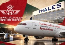 Thales to help Royal Air Maroc ditch paper and manage growing fleet Royal Air Maroc signs a five-year deal with Thales to ditch paper-based cockpit procedures and manage its planned fleet expansion to 200 aircraft by 2037.