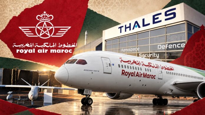 Royal Air Maroc signs a five-year deal with Thales to ditch paper-based cockpit procedures and manage its planned fleet expansion to 200 aircraft by 2037. Royal Air Maroc signs a five-year deal with Thales to ditch paper-based cockpit procedures and manage its planned fleet expansion to 200 aircraft by 2037.